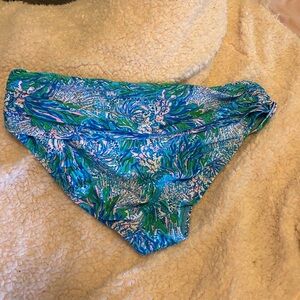 LILLY PULITZER swim bottoms.